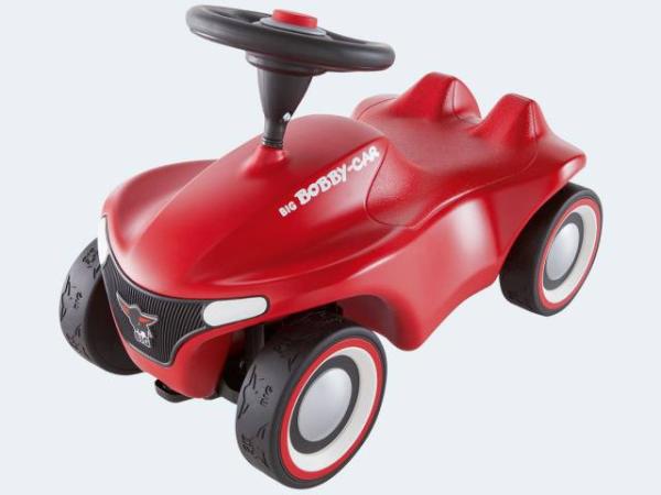 Big Bobbycar Neo rot mit  Flüsterreifen